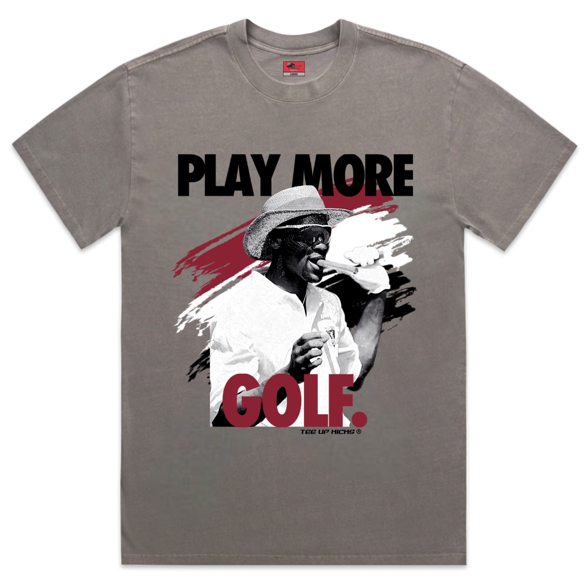 Maroon top golf shirt